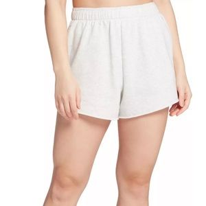 DSG Women’s Boyfriend Fleece Shorts in Light Heather Grey (Size Small)